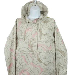 REI CO-OP Coleridge Pullover Windbreaker in Alpaca Marbled Print Size Medium